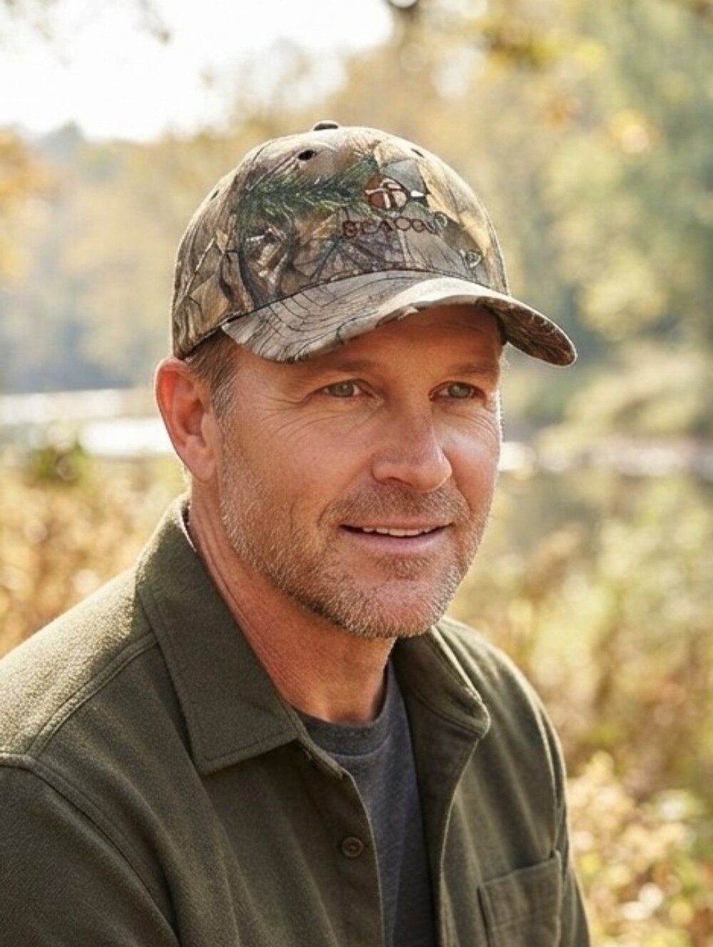 New Realtree Xtra Green Camo Hat - Beacon Lighthouse Logo